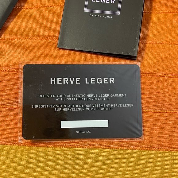 Herve Leger One Piece Swimsuit - Orange and Yellow - Picture 5 of 15